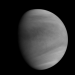 金星探査機「あかつき」の撮影画像(紫外線画像) (C)JAXA